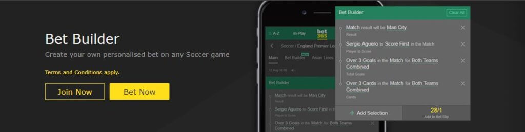 bet365 Bet Builder