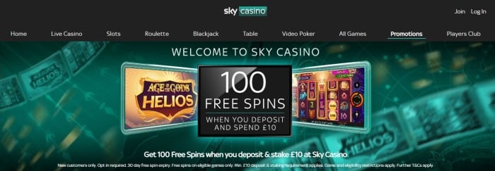 Sky Casino Slots Review