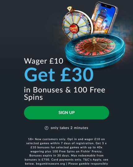BetVictor Casino Bonus