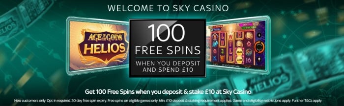 Sky Casino Welcome Offer