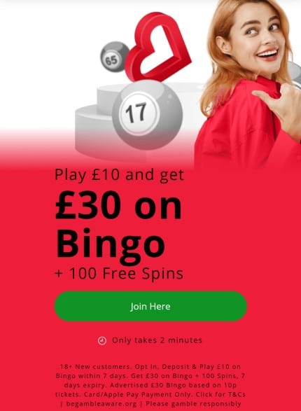 Heart Bingo Promo Code