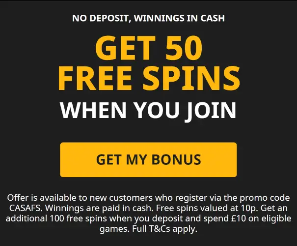 Betfair Casino bonus