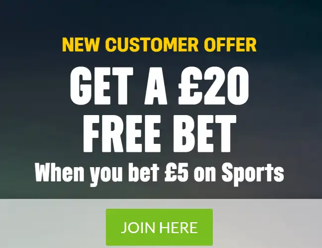 Coral Sports new customer offer