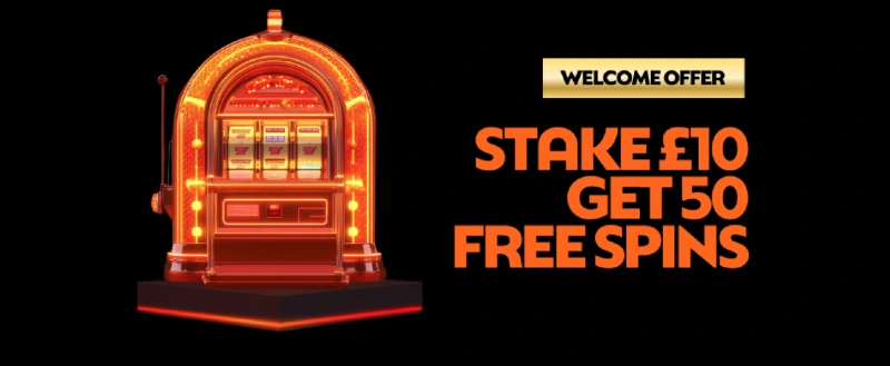 quinnbet casino new welcome offer stake 10 get 50 free spins