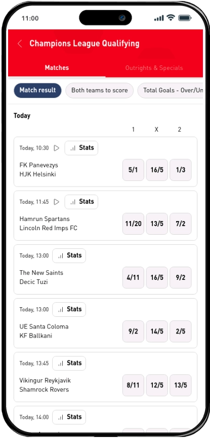 Virgin Bet Live Betting